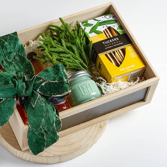 Wooden Crate Chalkboard Insert Set 2 Natural (35x25x12cmH)