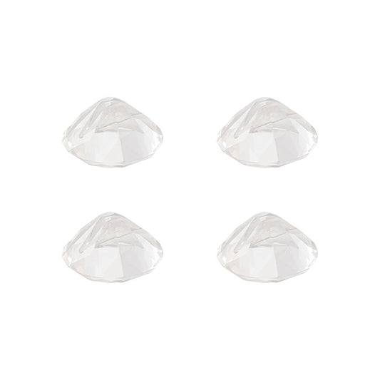 Name Card Holder Crystal Ball Pack 4 Clear (35mmD)