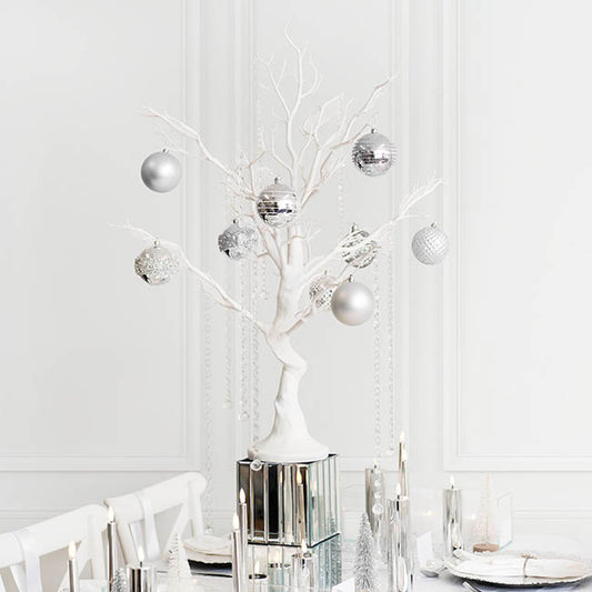 Acrylic Crystal Hanging Garland Pack 6 Clear (45cmL)