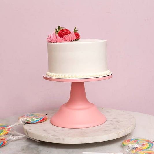 Classic Cake Stand Matte Soft Pink (20cmDx15cmH)
