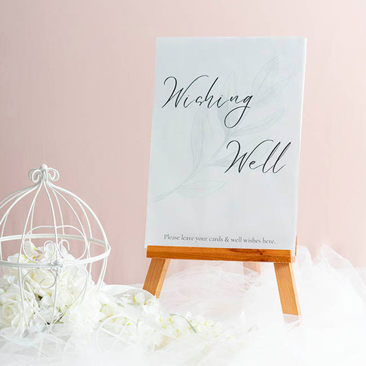 Wooden Tripod Easel Natural Brown (60cmH)