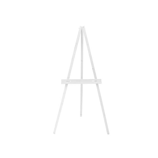 Wooden Tripod Easel White (130cmH)