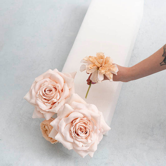 FlexiFoam Arrangement Stick (8x20x60cm) White