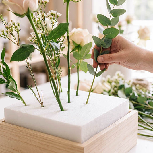 FlexiFoam Arrangement Block (21x21x8cmH for Large Posy Box)