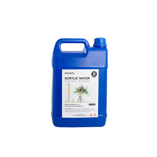Acrylic Water 2 Part Clear Floral Setting Resin Kit Bulk 9L