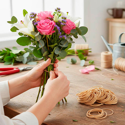 Rubber Bands Natural 500g Size 16 (60mmLx1.5mmW)