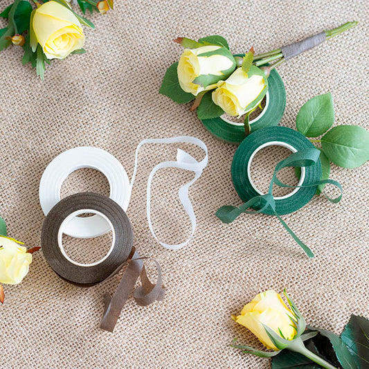 ECO Paper Parafilm Floral Tape Pack 2 White (12.5mm x 27m)