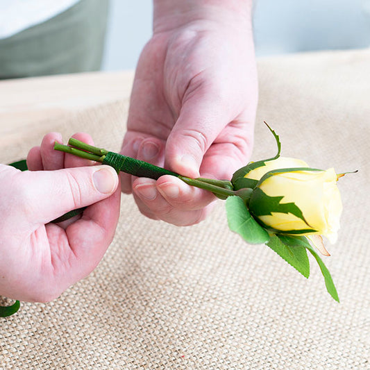 ECO Paper Parafilm Floral Tape Pk12 Dark Green(12.5mm x 27m)