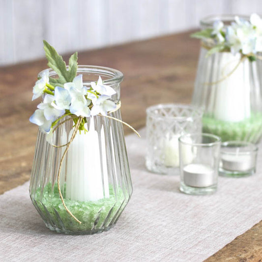 Glass Angela Vase Clear (11x16.5cmH)