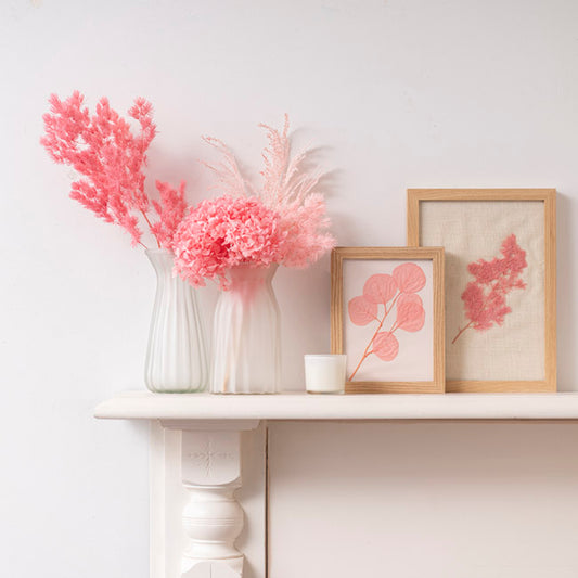 Glass Lynne Bottle Vase Frosted White (11x11.5x20cmH)