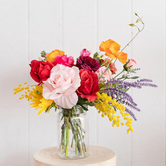 Glass Valley Jar Large Clear (9.5x16.5cmH)