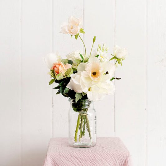 Glass Valley Jar Clear (8x14cmH)