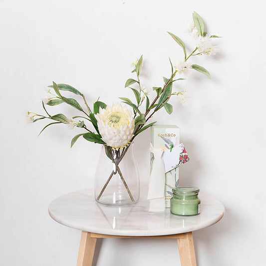 Glass Stella Physique Posy Vase Clear (11.5TDx14BDx21cmH)