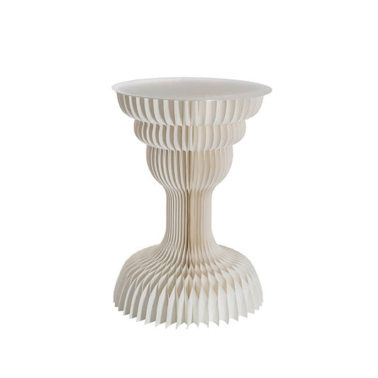 Elegant Foldable Paper Plinth White (50Dx70cmH)