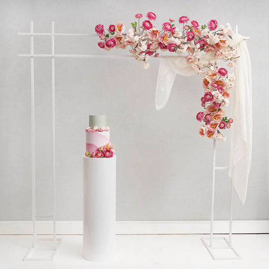 Wedding Ceremony Metal Arch Frame White (200x200cmH)