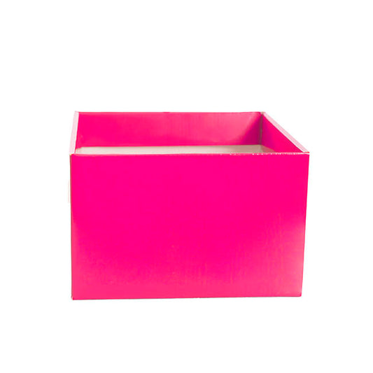 Large Posy Box Autolock Base Pack 10 Hot Pink (22x14cmH)