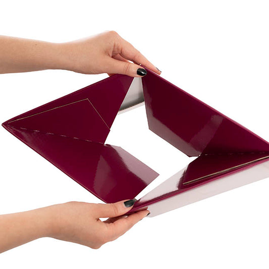 Large Posy Box Autolock Base Pack 10 Sugar Plum (22x14cmH)