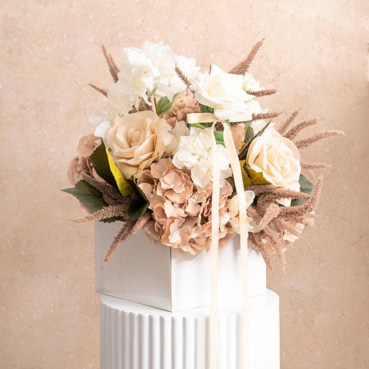 Large Posy Box Autolock Base Pack 10 White (22x14cmH)