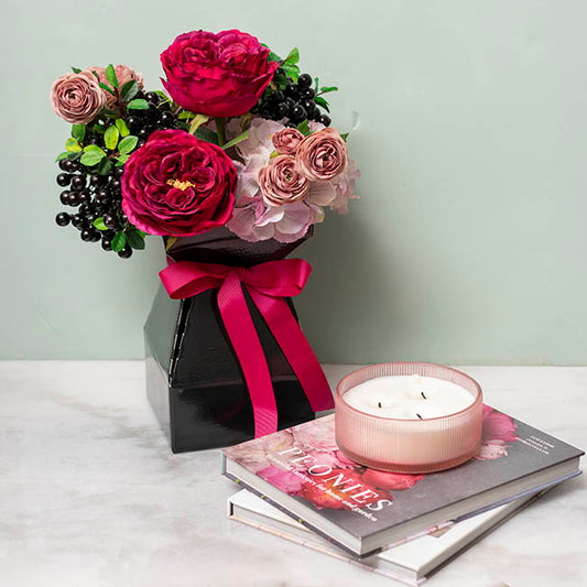 Flower Bouquet Classic POD Small Pack 5 Black (14x14x22Hcm)