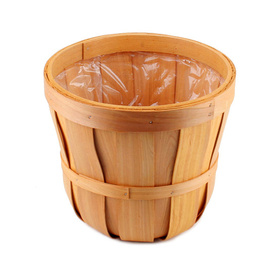 Woven Barrel Hamper Natural (40x35cmH)