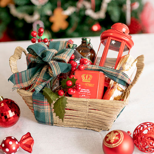 Artificial Wicker Basket Hamper Rectangle Pewter(29X24X13cm)