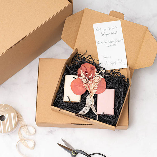 Kraft Mailing Box Pack 10 A5 Small Brown (220Wx160Dx60mmH)