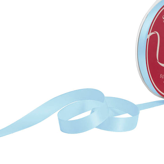 Bulk Ribbon Single Face Satin Baby Blue (15mmx50yd)