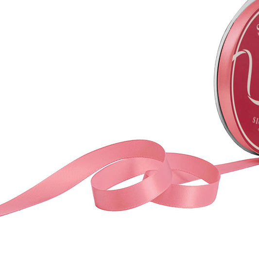 Bulk Ribbon Single Face Satin Dusty Pink