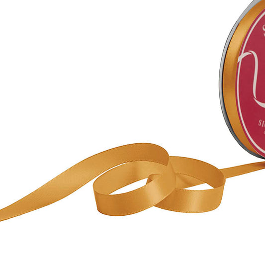 Bulk Ribbon Single Face Satin Light Gold (15mmx50yd)