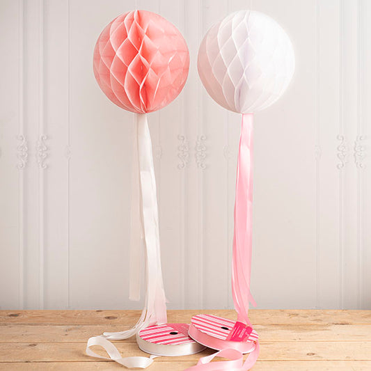 Jumbo Bulk Ribbon Single Face Satin Bridal White (25mmx100m)