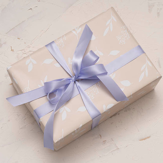 Jumbo Bulk Ribbon Single Face Satin Light Purple (25mmx100m)