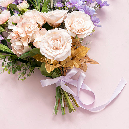 Bulk Ribbon Single Face Satin Lavender Orchid (25mmx50m)