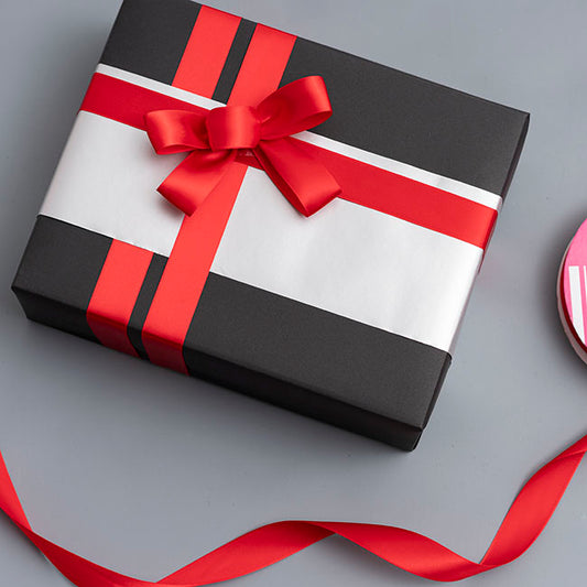 Bulk Ribbon Single Face Satin Rouge Red (25mmx50m)