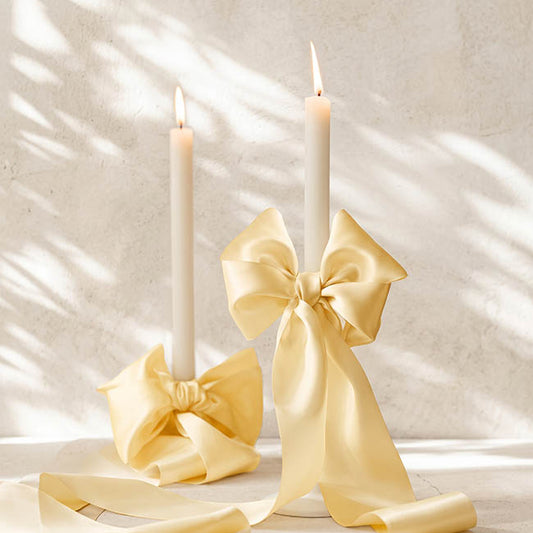 Bulk Ribbon Single Face Satin Butter Neutral (38mmx50yd)