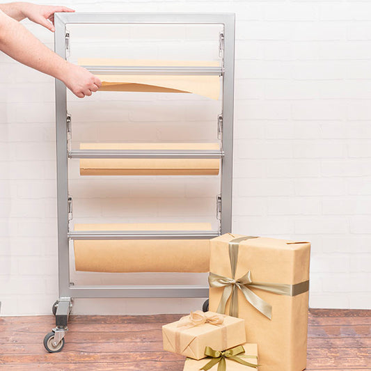 3 Layer Kraft Paper Roll Dispenser With Wheels (510mm)