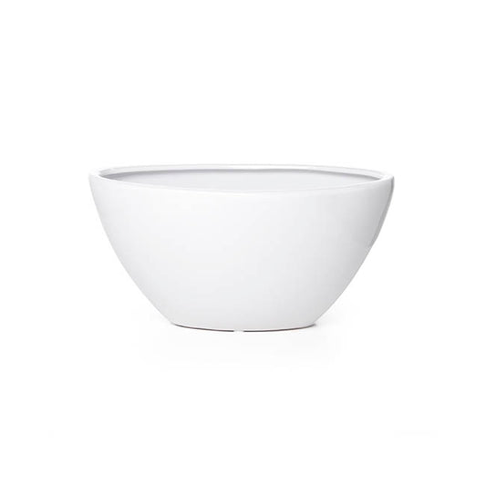 Ceramic Bondi Bowl Ship (26.5x13x13cmH) White