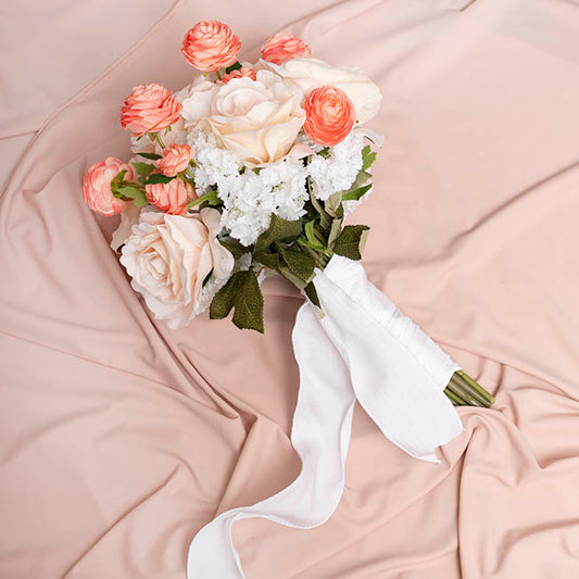 Ribbon Rustic Linen Wire Edge Snowy White (60mmx20m)