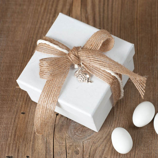 Natural Fiber Jute Ribbon Natural (25mmx10m)