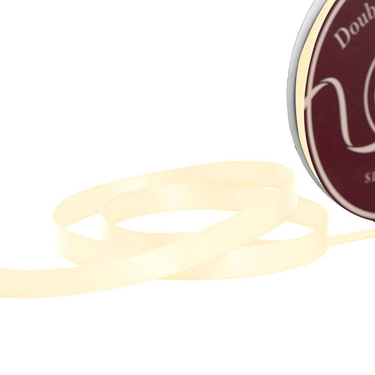 Ribbon Satin Deluxe Double Faced Ivory (10mmx30m)