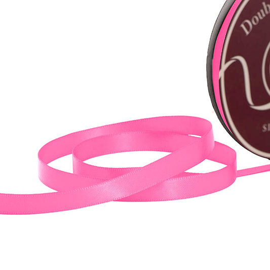 Ribbon Satin Deluxe Double Faced Deep Pink (10mmx30m)