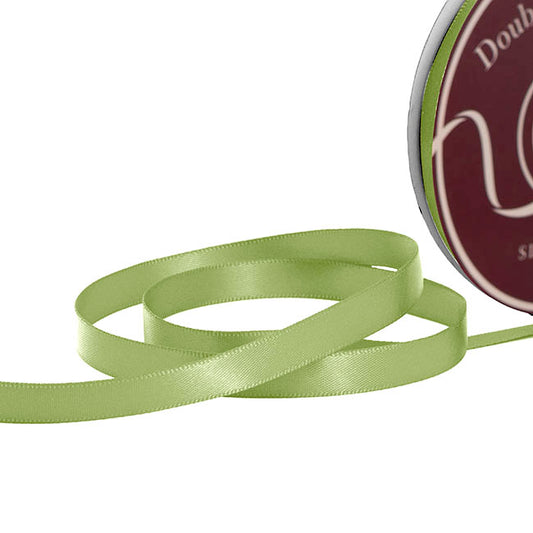 Ribbon Satin Deluxe Double Faced Sage (10mmx30m)