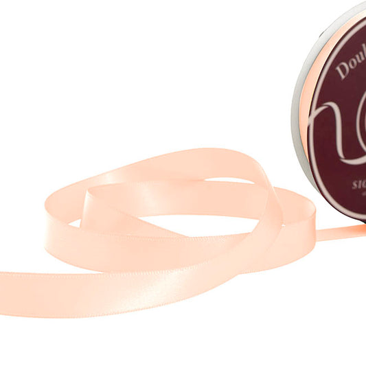 Ribbon Satin Deluxe Double Faced Champagne (15mmx30m)