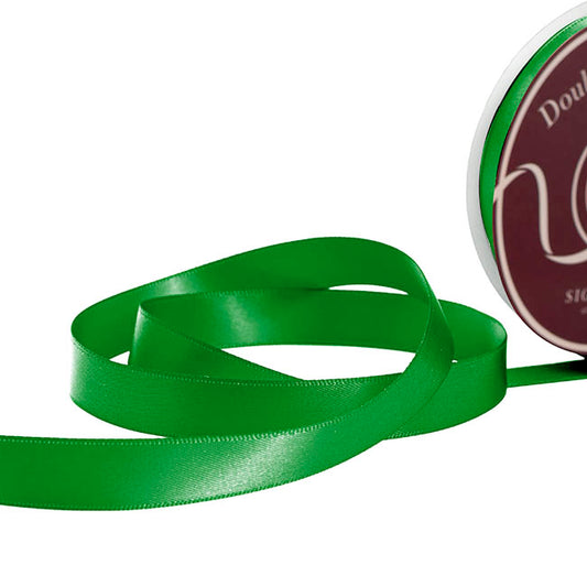Ribbon Satin Deluxe Double Faced Emerald Green (15mmx30m)
