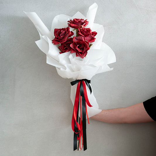 Ribbon Satin Deluxe Double Faced Black (25mmx25m)