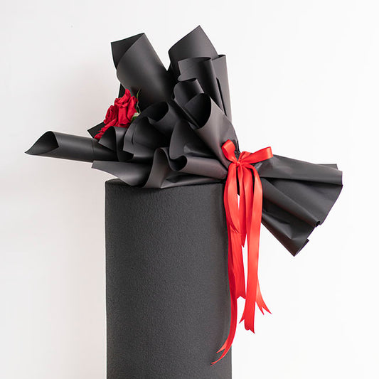 Ribbon Satin Deluxe Double Faced Rouge Red (25mmx25m)