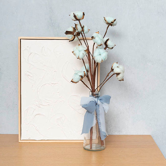 Ribbon Chiffon Frayed Edge Wood Spool Moody Blue (48mmx20m)