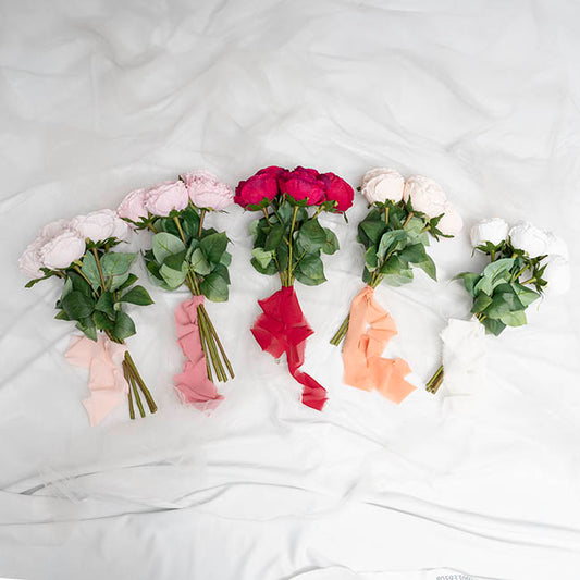 Ribbon Chiffon Frayed Edge Wood Spool Red Rust (48mmx20m)