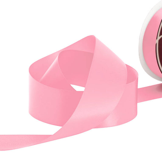 Ribbon Satin Deluxe Double Faced Mid Pink (38mmx30m)
