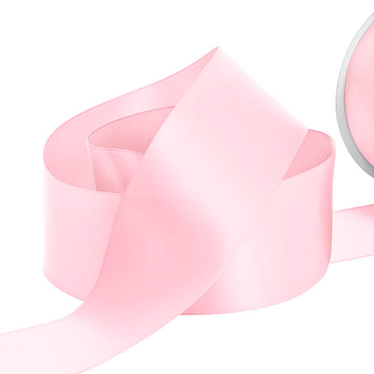 Ribbon Satin Deluxe Double Faced Baby Pink (50mmx30m)