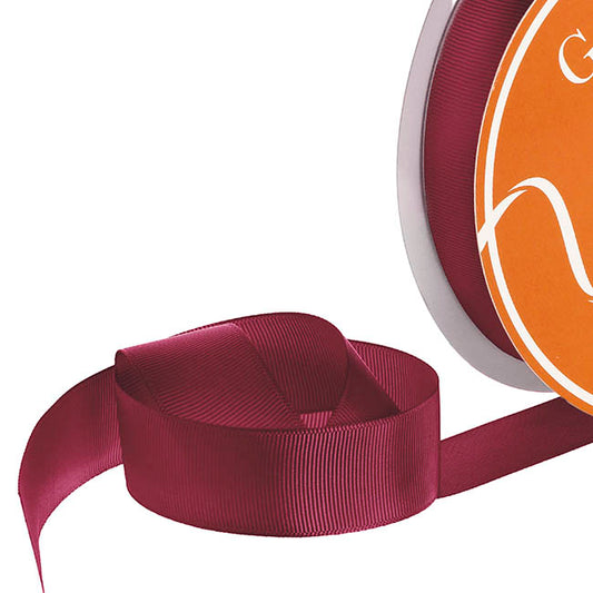 Ribbon Plain Grosgrain Burgundy (25mmx30m)